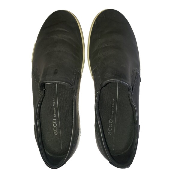 ECCO Soft 7 Mens Black Leather Slip On Sneakers Men\'s Size 9 EUR Size 43 main image 6